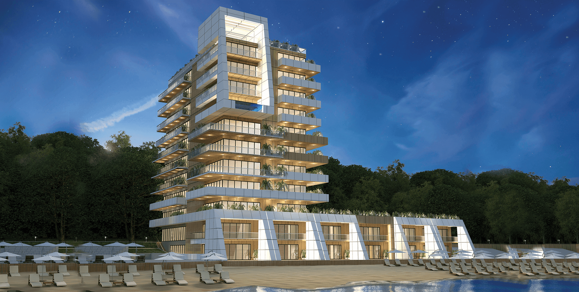 Фасада Sunny Day Residence сграда „Вероника“