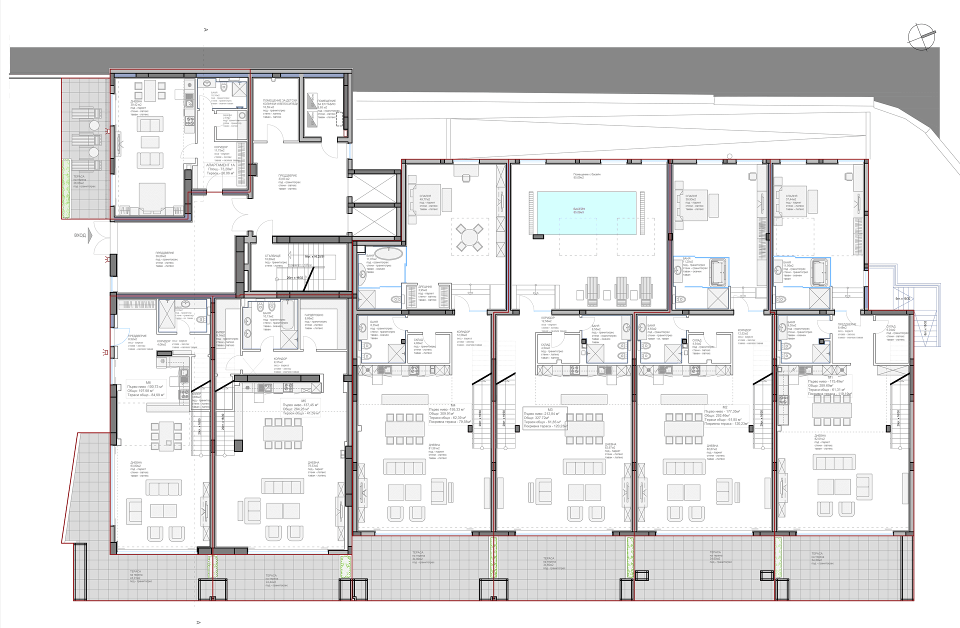 Grundriss Etage 1 — Veronika