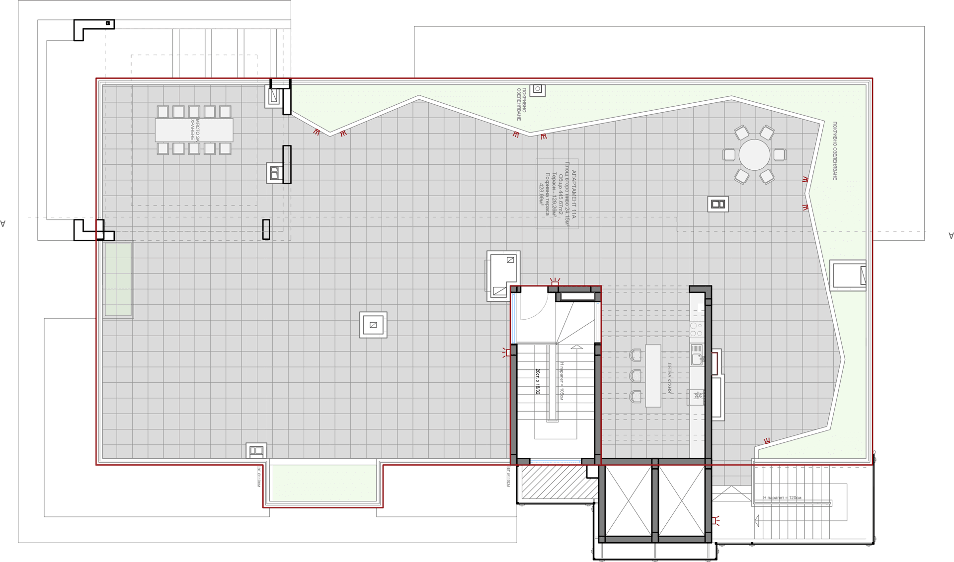 Grundriss Etage 12 — Veronika
