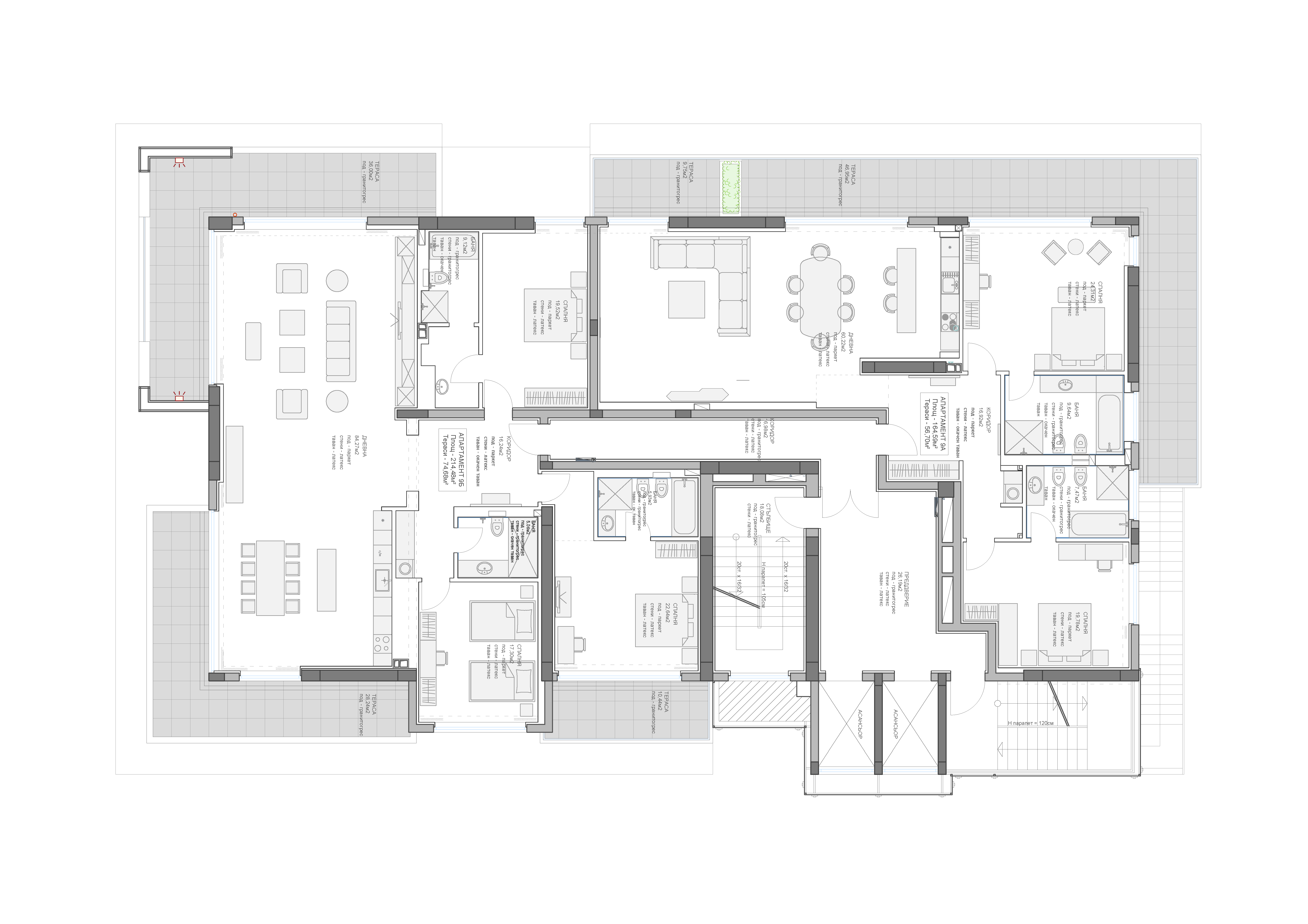 Grundriss Etage 9 — Veronika